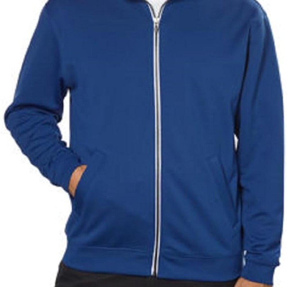 Pebble Beach Performance Jacket Mens Blue Zip Up. Size XL.